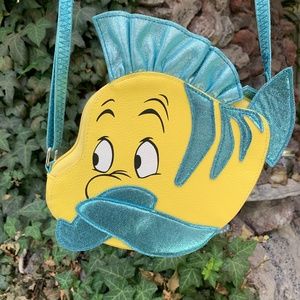 Flounder the little mermaid  disneybound  crossbody bad purse nwot